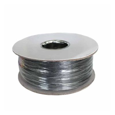 Chunsu 100M 10MM Braided Expand Sleeve PET Tight Insulation Nylon Sleeves Protection Expandable Mesh Wire Sleeving(Carbon)