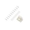 Chunsu 12V HPWR Connector PCIE 5.0 12+4Pin 16Pin Connector Housing with Terminal Pins Male, Female 90 Degree Male(90degree White M) view 1