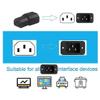 Strhowill C14 to C13 Power Adapter, for Server Printer Monitor, 10 Pack view 3