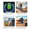 1080P HD Action Camera, Wide Angle Lens Car Recording Motorcycle, Cycling Vlogging Small Dash Cam with Anti Shake, One Click Transfer, Time Lapse Photography, Wearable Chest view 2