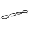 4 in 1 Close Up Filter Kit Macro Lens Filter Set 1 2 4 10 with Storage Pouch, Optical Glass for Digital Camera Photography (49mm) view 2