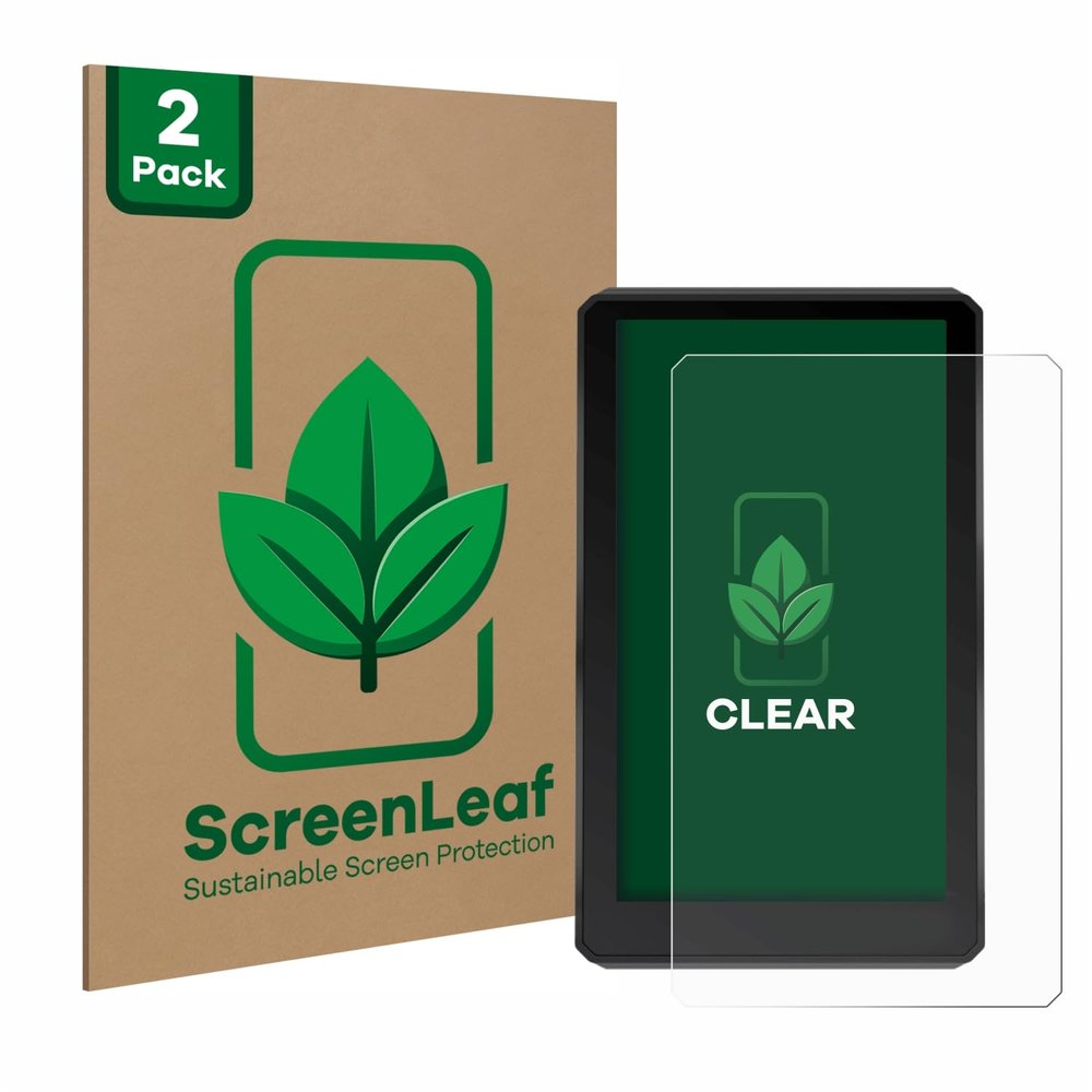 ScreenLeaf (2 Pack Screen Protector Compatible with Garmin zumo XT [Sustainable Screen Protection, Clear, Anti-Scratch]