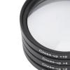 4 in 1 Close Up Filter Kit Macro Lens Filter Set 1 2 4 10 with Storage Pouch, Optical Glass for Digital Camera Photography (67mm) view 2