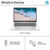 HP Business Laptop Computer, 17.3" FHD IPS LED Laptop 40GB RAM 2TB SSD, AMD Ryzen 5 7430U, Windows 11 Pro Laptop with Microsoft Office Lifetime License, Numeric Keypad, SageNova Earphones, Silver view 4