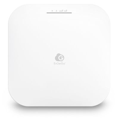 EnGenius Wi-Fi 6 Lite 4x4 Indoor Access Point, Dual-Band AX, 2.5GbE PoE+, Up to 3.5Gbps, 1200 Sq Ft Coverage, 100 Devices, WPA3 Security, Mesh, Cloud-Managed, Ideal for Small Business & Retail ECW212L