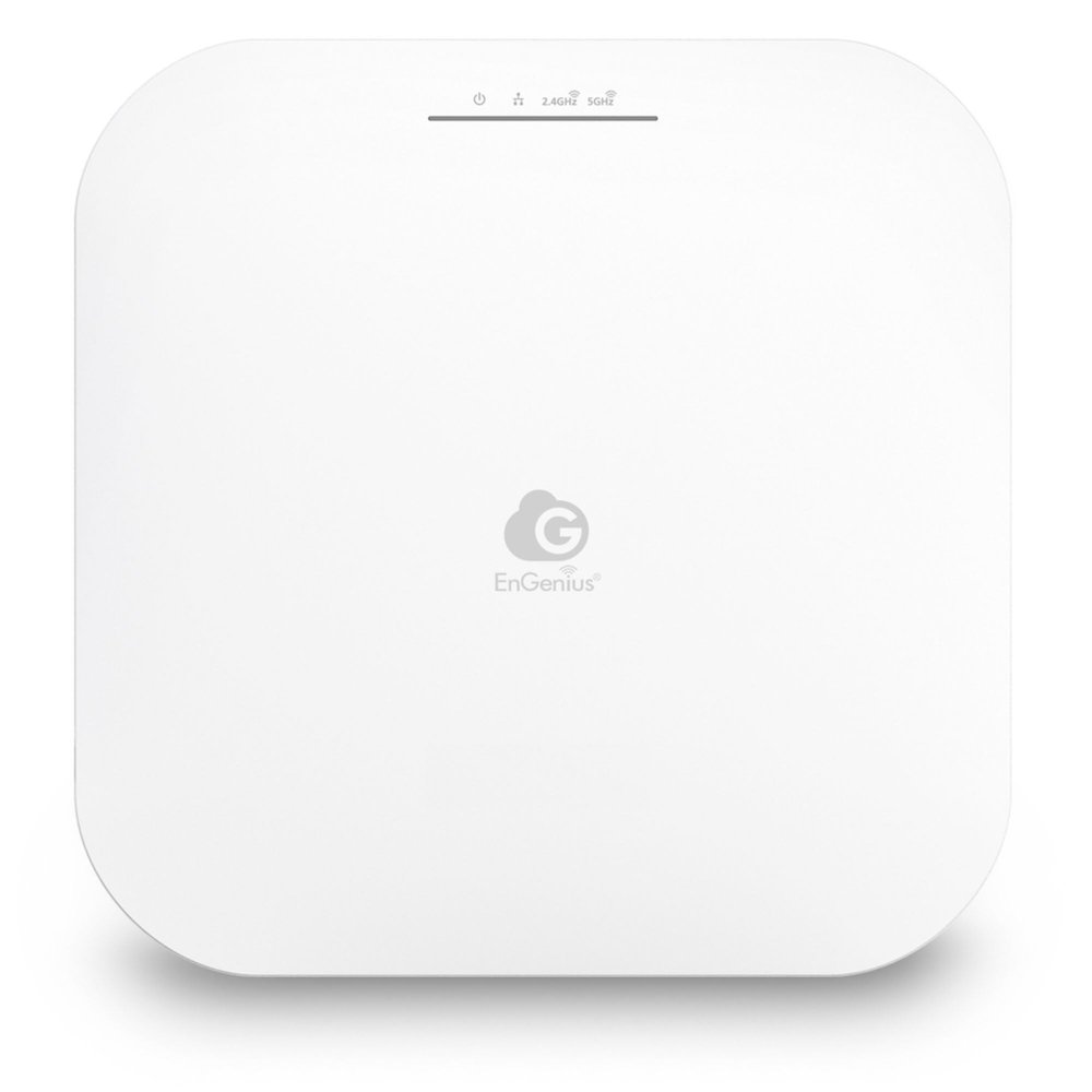 EnGenius Wi-Fi 6 Lite 4x4 Indoor Access Point, Dual-Band AX, 2.5GbE PoE+, Up to 3.5Gbps, 1200 Sq Ft Coverage, 100 Devices, WPA3 Security, Mesh, Cloud-Managed, Ideal for Small Business & Retail ECW212L