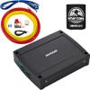 KICKER Amp and Wiring Kit Package of 2 Items 400W 2-Channel KXMA Series Marine Amplifier with 8AWG Power Wiring Kit - Boat Kit - 48KXMA400.2 Amplifier & 47KMPK8 Wiring Kit view 1