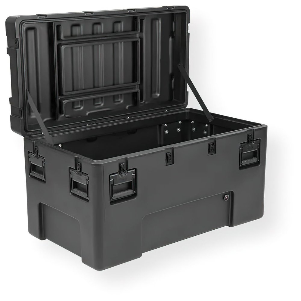3R4222-24B-E Waterproof Utility Case with Wheels, Heavy-Duty Protection for Gear, Layered Foam Interior, Airtight & Watertight, Rugged Transport Solution
