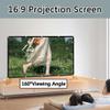 300 Inch 16:9 Foldable Portable Projection Screen, Washable Projector Movies Screen for Home Theater Outdoor Indoor(200in(442x252cm)) view 3