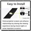 300inch Foldable Portable Projector Screen, 16:9 Indoor Outdoor Movie Screen, for Classroom, Party, Home, Office(300in(663x373cm)) view 3