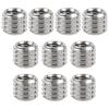 10pcs 1/4 Inch to 3/8 Inch Screw Adapter Tripod, Microphone Stand Adapter Tripod Thread Adapter Mic Stand Adapter Camera Mount Adapter Screw Converter for Camera Equipment view 1