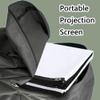 150 Inch Portable Projector Screen, Washable Outdoor Projector Movie Screen for Home Theater Outdoor Indoor(100in(220x125cm)) view 4