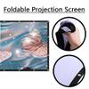 150 Inch Projector Screen 16:9, Foldable Portable Projector Movies Screen for Home Theater Outdoor Indoor(150in(332x190cm)) view 2