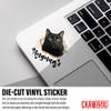 Custom Cat Dog Mom Sticker Personalized Dog Cat Face Photo and Name Stickers Cute Waterproof Die-Cut Vinyl Laptop Sticker, Water Bottle Sticker, Funny Car Birthday Gifts for Her Him view 2