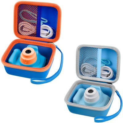 Camera Case for Seckton/for Desuccus/for PROGRACE/for GKTZ/for Dylanto/for Rindol/for One'sMore/for HANGRUI Kids Digital Camera, Kid Camcorder Storage Box for Cable Accessory-Bag Only(2 pack)