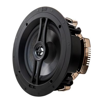 OSD Black 8" in-Ceiling Speakers, 1" Aluminium Dome Tweeter, Contour Switch, Pair - BK-R83