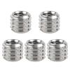5pcs 1/4 Inch to 3/8 Inch Screw Adapter Tripod, Microphone Stand Adapter Tripod Thread Adapter Mic Stand Adapter Camera Mount Adapter for Camera Equipment view 1
