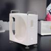 Mini Chassis for Mac Mini M4/M4 Pro 2024, 3D Printed Vertical Computer Case Protective Dustproof Bracket Storage Stand DIY PC Part (C) view 1