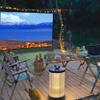 300inch Foldable Portable Projector Screen, 16:9 Indoor Outdoor Movie Screen, for Classroom, Party, Home, Office(133in(293x168cm)) view 4