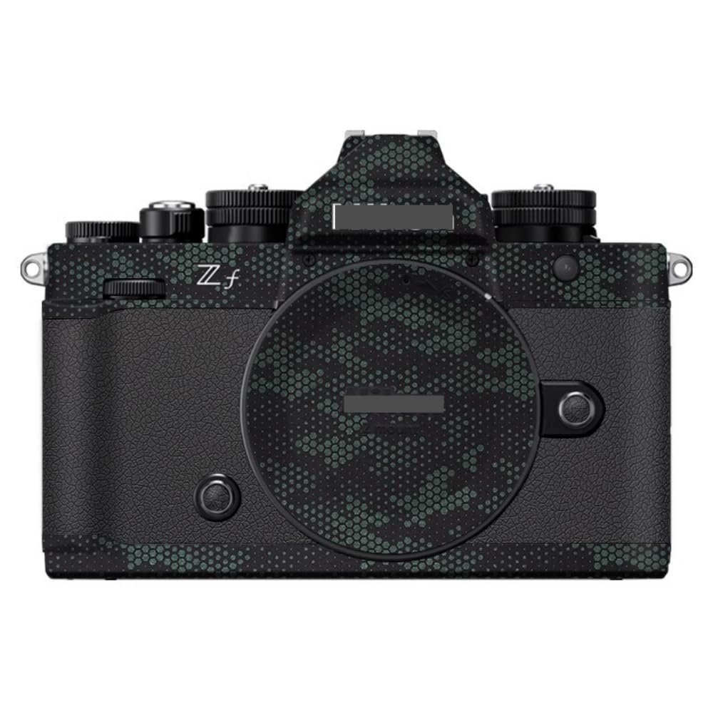 Anti-Scratch Camera Skin Wrap Sticker Coat Vinly Protective Film Body Protector Decals Cover for for Nikon Zf Z f (Mamba Green)