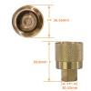 Forklift Propane Tank Connector RE7141F Forklift Female Connector Fitting Adapter Valve view 2