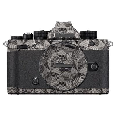 Anti-Scratch Camera Skin Wrap Sticker Coat Vinly Protective Film Body Protector Decals Cover for for Nikon Zf Z f (Triangle Titanium)