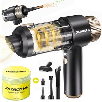 COLORCORAL Portable Cordless Keyboard Cleaner and Cleaning Gel Universal Dust Cleaner for PC Keyboard
