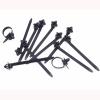 SROYXAW [Car Parts] 20Pcs Car Cable Fastening Ties Zip Nylon Black Car Auto Cable Strap Push Mount Wire Tie Retainer Clip Clamp Q26 92x5mm [Easy to Replace] view 4