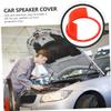 COSMEVIVI 4pcs Speaker Covers Durable Auto Speaker Protection Caps for Vehicles Easy Installation High Toughness Material Suitable for Car Audio Systems view 4