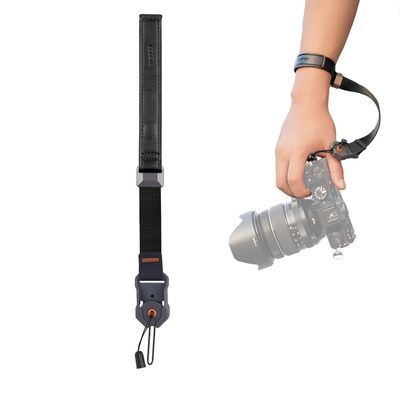 XILETU Camera Strap Magnetic Lock Camera Hand Strap Quickly detachable and adjustable length Compatible with most SLR cameras (Black)