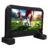 14Ft Inflatable Projector Screen Outdoor Movie Screen Support with Quiet Air Blower and Storage Bag Front and Rear Projection Easy Set Up 160 Large Viewing Angle Perfect for Movie Party Night view 1