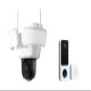 AOSU Floodlightcam Pro Wired + 2K New Doorbell Camera (3:4 Aspect Ratio) - No Monthly Fee view 1