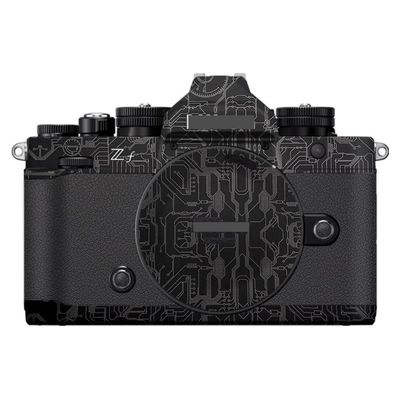 Anti-Scratch Camera Skin Wrap Sticker Coat Vinly Protective Film Body Protector Decals Cover for for Nikon Zf Z f (Circuit Titanium)