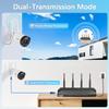 90ft Super Night Vision Outdoor Wireless Security Camera System, Wireless Cameras for Home Security, WiFi Video Surveillance DVR Kits view 4
