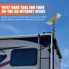 Chelhead Starlink RV Mount for Ladder Or Roof Tube Mounting Holder, Aluminum, No Drilling, Adjustable Clamps for Gen 1 2 3 Compatible with RV Truck Van Yachat Boat Pole Railing Use view 2