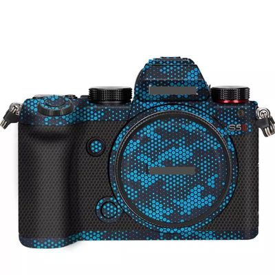 Anti-Scratch Camera Skin Wrap Sticker Coat Vinly Protective Film Body Protector Decals Cover for Panasonic LUMIX S5 Mark II S5II S5IIX S5M2 S5M2X (Mamba Blue)