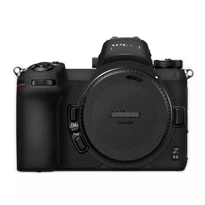 Anti-Scratch Camera Skin Wrap Z6 II Sticker Coat Vinly Protective Film Body Protector Decals Cover for for Nikon Z6II Z7II Z7 II (Leather Black)