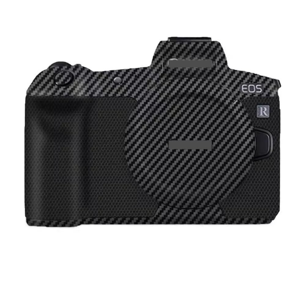 Anti-Scratch Camera Skin Wrap Sticker Coat Vinly Protective Film Body Protector Decals Cover for for Canon EOS R EOSR (Carbon Fiber Black)