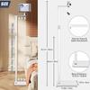 2-Be-Best Projector Stand 36-63in / 92-162cm Height Adjustable Projector Floor Stands Universal Projectors Mount Stand for Bed Sofa Compatible with HAPPRUN Anker XGIMI Upgraded Large Ball Head White view 2