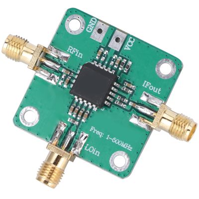 AD831 RF Mixer Module 1-500MHz Board, Low DC Offset, +24dBm IIP3, Quadrature Demodulation, Easy to Use for HF/VHF Receiver, Electronic Component, Drive Inverter Amplifier