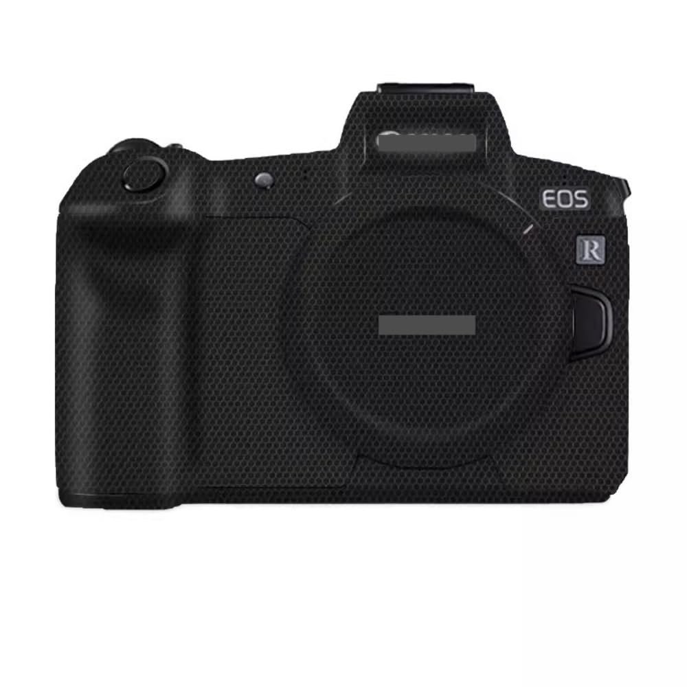 Anti-Scratch Camera Skin Wrap Sticker Coat Vinly Protective Film Body Protector Decals Cover for for Canon EOS R EOSR (Matrix Black)