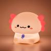 DEALFUN Axolotl Cute Cartoon Nursery Night Lights, Animal Design Safe Silicone Soft LED Nursery Lamp for Toddler Room Decoration view 1