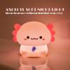DEALFUN Axolotl Cute Cartoon Nursery Night Lights, Animal Design Safe Silicone Soft LED Nursery Lamp for Toddler Room Decoration view 2