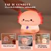 DEALFUN Axolotl Cute Cartoon Nursery Night Lights, Animal Design Safe Silicone Soft LED Nursery Lamp for Toddler Room Decoration view 3