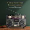 AM FM Radio Portable with Double Loudspeaker, USB-C Rechargeable Retro Radio, Transistor Radios with Excellent Reception, Large Knob Easy to Use, Radios Portable AM FM, for Seniors Home Outdoor view 2