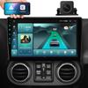 11th (4Ram 64Rom) Car System & 5G WiFi6(1201Mbps) for Jeep Wrangler Radio,Upgrade10.2 Inch Car Stereo GPS Navigation for JK Compass,Carplay Android Auto Mirroring Airplay SWC 1080P/AM+FM view 1