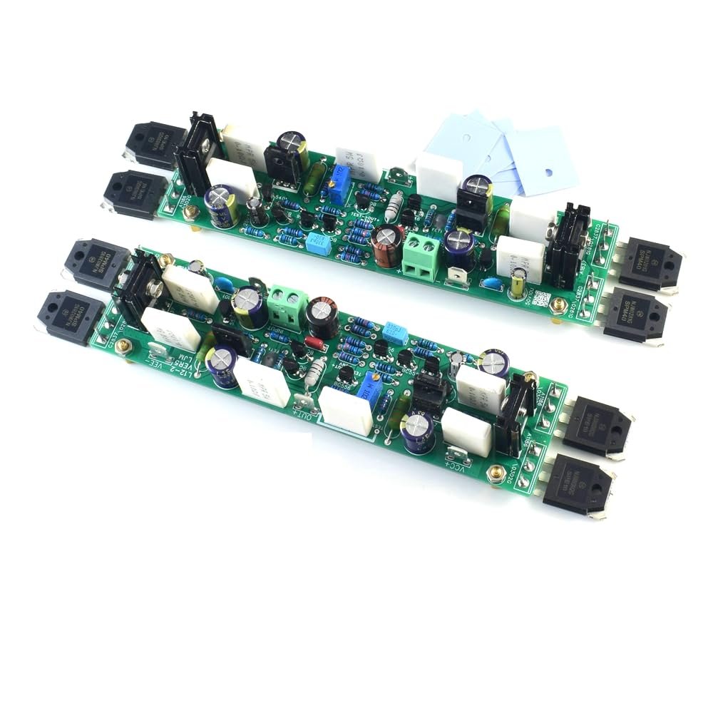 1pair L12-2 Completed Board Dual Power Amplifier Board Low Distortion Class AB AMP