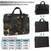 black and gold plaid Laptop Bag, Multifunctional Shoulder Messenger Bag, 14.96 Inch Long Computer Case, Briefcase Handbag Shoulder Bag view 3