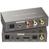 XPTSFDU HDMI ARC to RCA Audio Converter 3 in 1 Digital to Analog Audio Converter with Optical Coaxial ARC Input Toslink Coaxial RCA AUX Output Support Dolby DTS LPCM for TV Soundbar Home Theater view 1