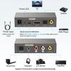 XPTSFDU HDMI ARC to RCA Audio Converter 3 in 1 Digital to Analog Audio Converter with Optical Coaxial ARC Input Toslink Coaxial RCA AUX Output Support Dolby DTS LPCM for TV Soundbar Home Theater view 2